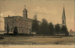 Sacred Heart Academy and St. Joseph's Catholic Church Salem, OR Postcard Postcard