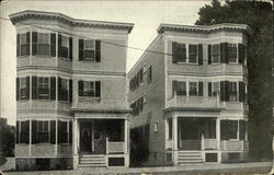 View of Two Homes from Street Postcard