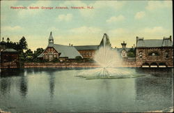 Reservoir, South Orange Avenue Postcard