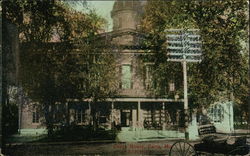 Court House Paris, MO Postcard Postcard