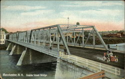 Granite Street Bridge Manchester, NH Postcard Postcard