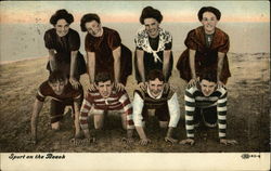 Sport on the Beach Wildwood, NJ Postcard Postcard