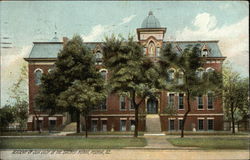 Academy of Our Lady of the Sacred Heart Peoria, IL Postcard Postcard