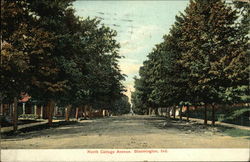 North College Avenue Bloomington, IN Postcard Postcard