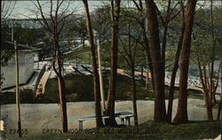 Green Wood Park Des Moines, IA Postcard Postcard