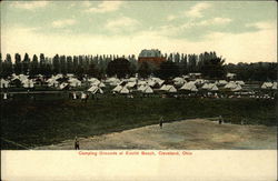 Camping Grounds at Euclid Beach Postcard