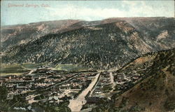 Aerial View of Town Postcard