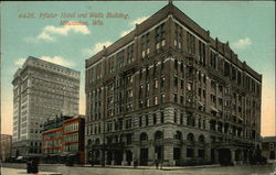 Pfister Hotel and Wells Building Milwaukee, WI Postcard Postcard