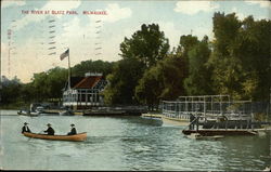 The River at Blatz Park Postcard