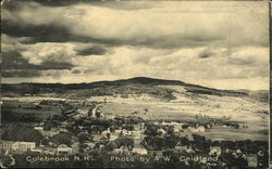 General View of Town Colebrook, NH Postcard Postcard