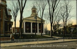 Bristol County Court House New Bedford, MA Postcard Postcard