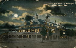 Condit's Ball Room by Moonlight Revere Beach, MA Postcard Postcard