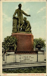 Lincoln Statue, Park Square Postcard