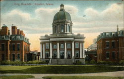 City Hospital and Grounds Postcard