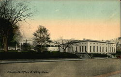 President's Office & White House Postcard