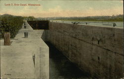 Lock 7, Erie Canal Postcard