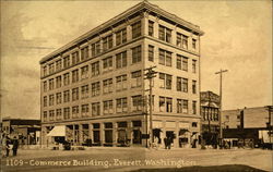 Commerce Building Everett, WA Postcard Postcard