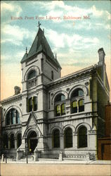 Enoch Pratt Free Library Baltimore, MD Postcard Postcard