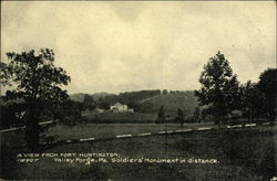 A View From Fort Huntington Valley Forge, PA Postcard Postcard