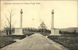 Valley Forge Park - Gateway-Entrance Pennsylvania Postcard Postcard