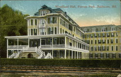 Woodland Hall, Forrest Park Baltimore, MD Postcard Postcard