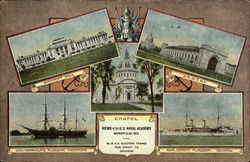 Views of the US Naval Academy Postcard