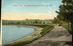 West Park, Hampden Reservoir Postcard