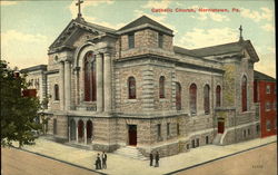 Catholic Church Norristown, PA Postcard Postcard