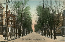 De Kalb St Norristown, PA Postcard Postcard