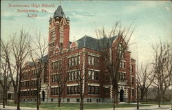 Norristown High School Pennsylvania Postcard Postcard