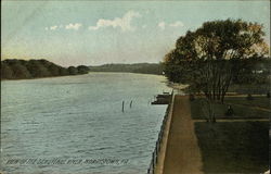 View of teh Schyylkill River Norristown, PA Postcard Postcard