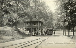 Vallamont Park Entrance Postcard