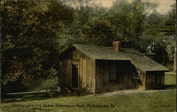 General Grant's Cabin, Fairmount Park Postcard