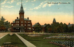 State Hospital Norristown, PA Postcard Postcard