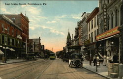 East Main Street Norristown, PA Postcard Postcard