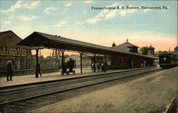 Pennsylvania R.R. Station Norristown, PA Postcard Postcard