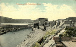 Fishway at McCalls Ferry Dam Lancaster, PA Postcard Postcard