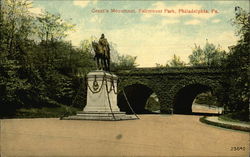 Grant's Monument, Fairmount Park Postcard