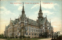 Mary Drexel Home, College Avenue & 21st Street Postcard