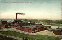 Everett Pulp and Paper Co. Mills Postcard