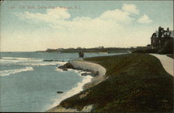 Cliff Walk, Ochre Point Postcard