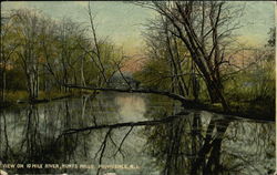 View on 10 Mile River, Hunts Mills Postcard