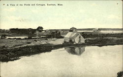 Ponds and Cottages Eastham, MA Postcard Postcard