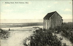 Bathing Beach North Eastham, MA Postcard Postcard