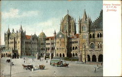 Victoria Terminus, GIP Railway Bombay, India Postcard Postcard