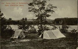 Gypsy Camp on Switzerland Road Postcard