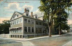 Frost Hospital Chelsea, MA Postcard Postcard