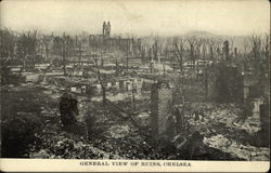 General View of Ruins Postcard