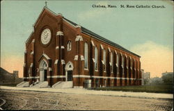 St. Rose Catholic Church Chelsea, MA Postcard Postcard