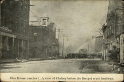 Fire House Number 1 Postcard